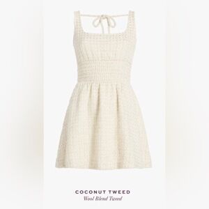 Hill House Cher Dress in Coconut Tweed